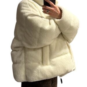 Nike women’s City Series Therma-FIT down fleece boxy jacket NEW NWT XXL